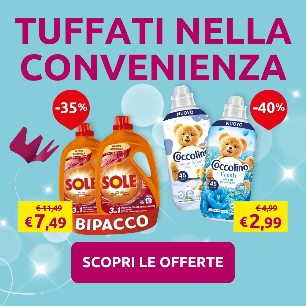 La bella stagione delle offerte:  promozioni reparto casa
