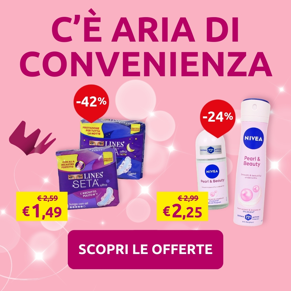 SCOPRI LE OFFERTE IGIENE PERSONA DI MARZO!