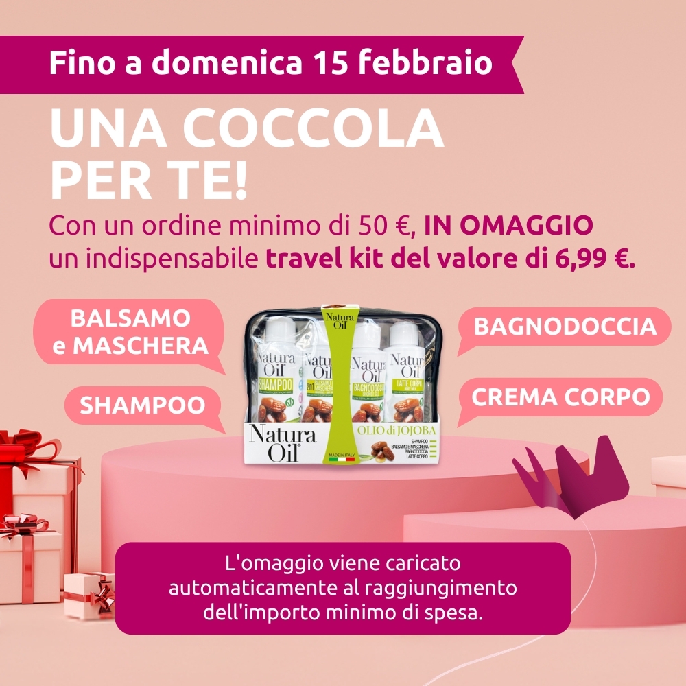 Una coccola per te con un carrello di almeno 50 euro