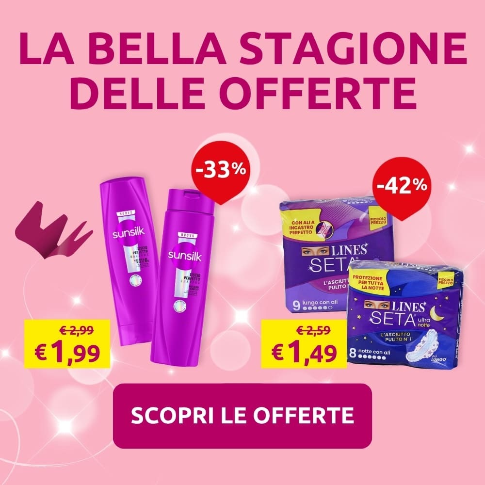La bella stagione delle offerte:  promozioni reparto persona