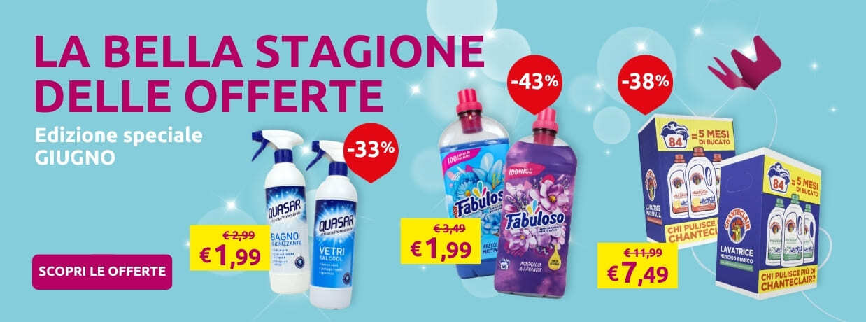 La bella stagione delle offerte:  promozioni reparto casa