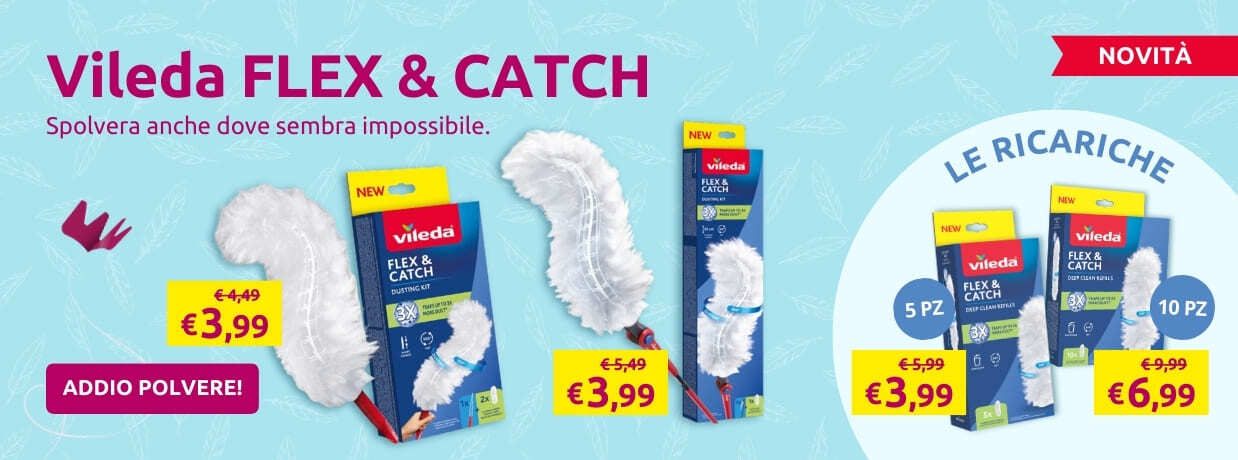 E' arrivato il nuovo VILEDA FLEX & CATHC