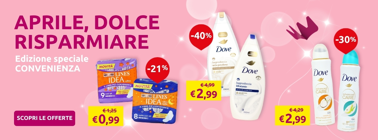 SCOPRI LE OFFERTE IGIENE PERSONA DI MARZO!