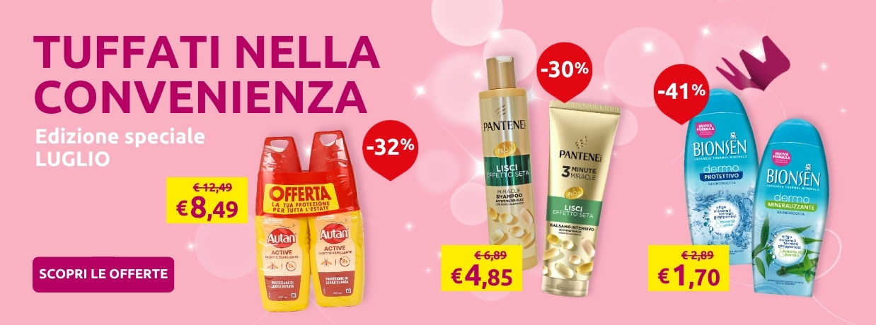 La bella stagione delle offerte:  promozioni reparto persona