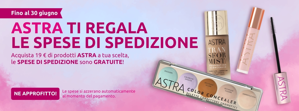 Spese di spedizione gratuite con ASTRA