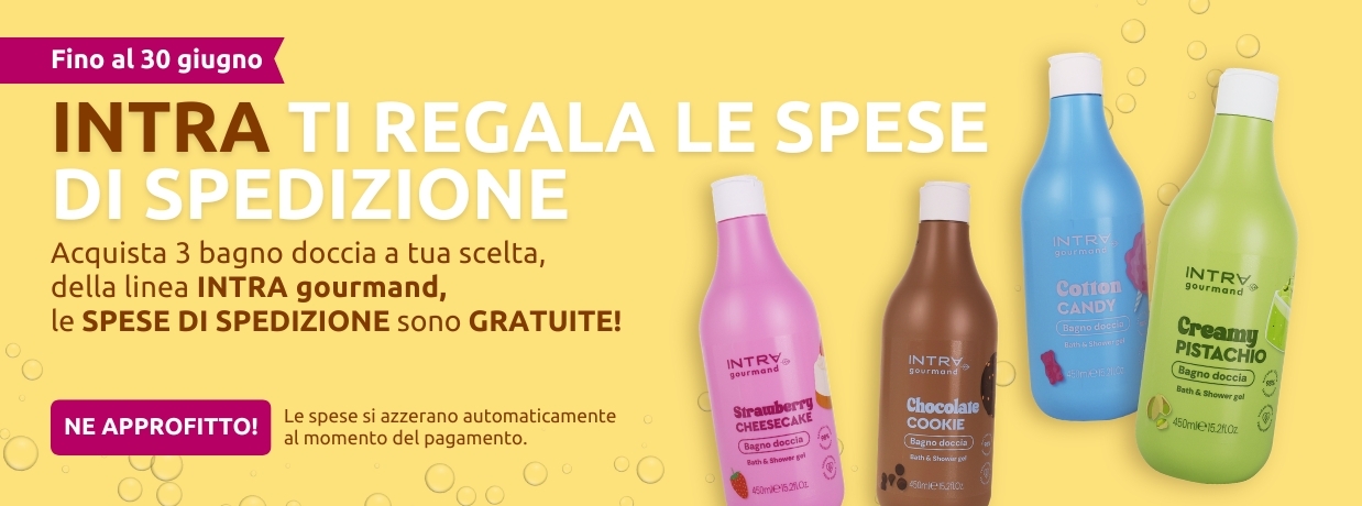 Spese di spedizione gratuite con INTRA