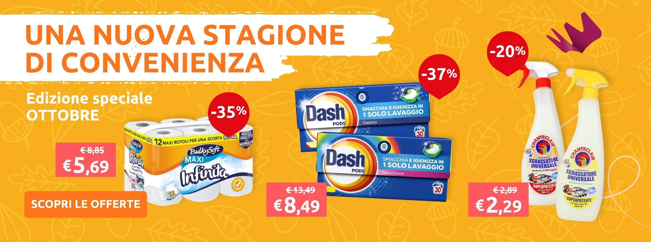 Una nuova stagione di convenienza, sono arrivate le promozioni di Ottobre