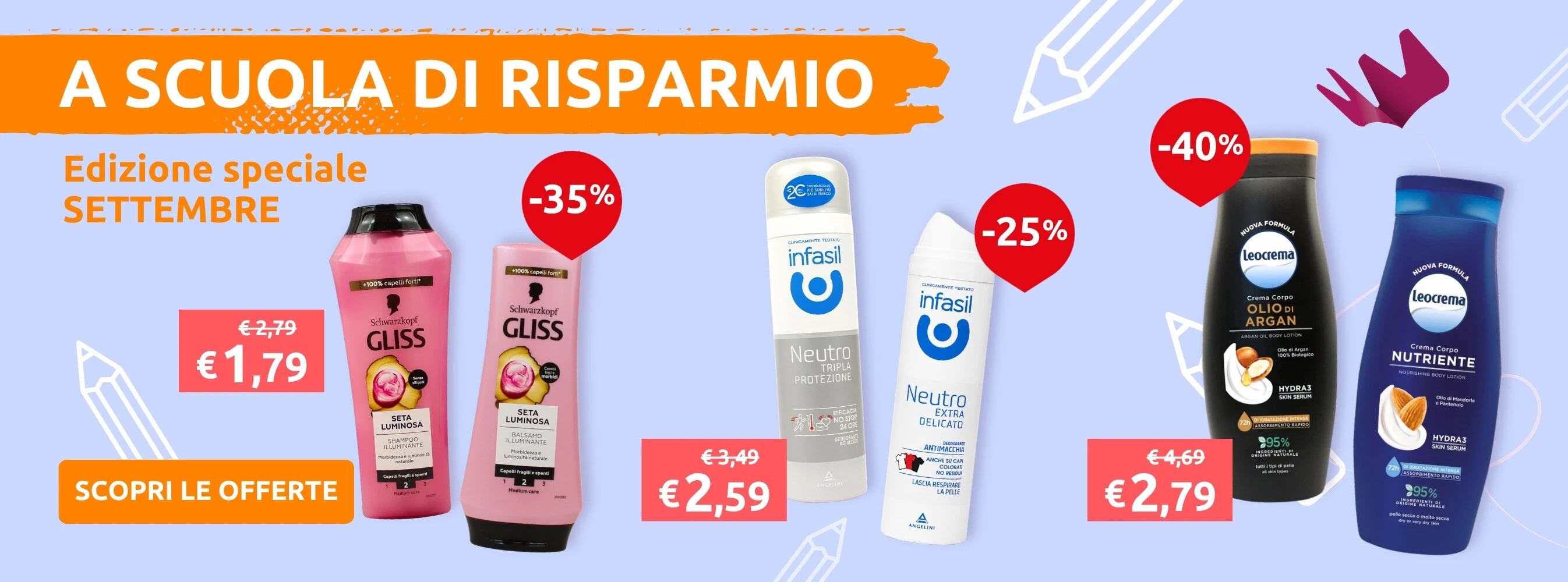 Offerte imperdibili! Scopri le promozioni dedicate alla persona del mese di Settembre