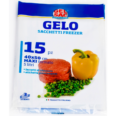 CUKI Gelopischer Küsse Freezer Verpackung – 30 Beutel, Größe 29x42 Cm, Für Gefriergut & Vorratshaltung