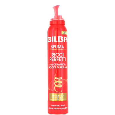 BILBA SPUMA SEMI DI LINO E CRISTALLI LIQUIDI TENUTA EXTRA FORTE 200 ML -  PiMe