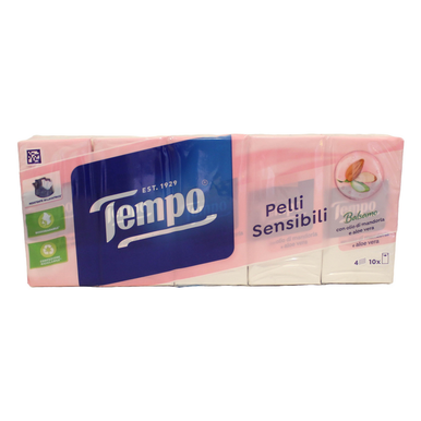 Fazzoletti Tempo Natural & Soft - Confezione Da 6 Pezzi, Biodegradabili, Ipoallergenici, Senza Profumo - Foto 12
