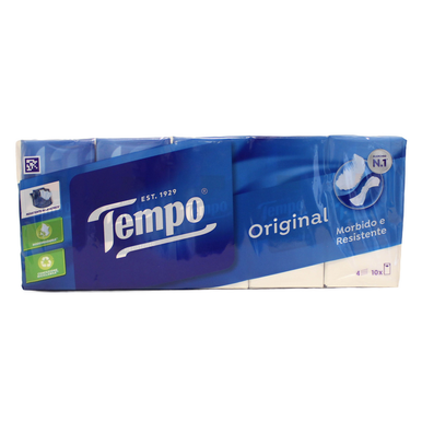 Fazzoletti Tempo Natural & Soft - Confezione Da 6 Pezzi, Biodegradabili, Ipoallergenici, Senza Profumo - Foto 2