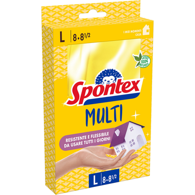Guanti Da Lattice Milleusi Spontex - Confezione Da 3 Taglia L Con Trattamento Anti-Odore - Foto 10