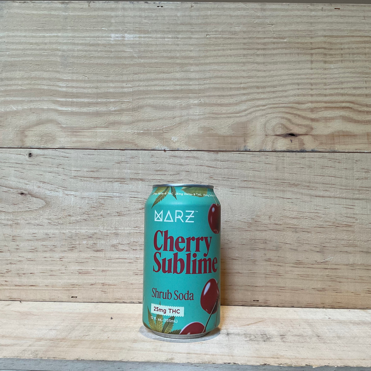Marz - Cherry Sublime - Shrub Soda infused with 25mg of THC - 57th