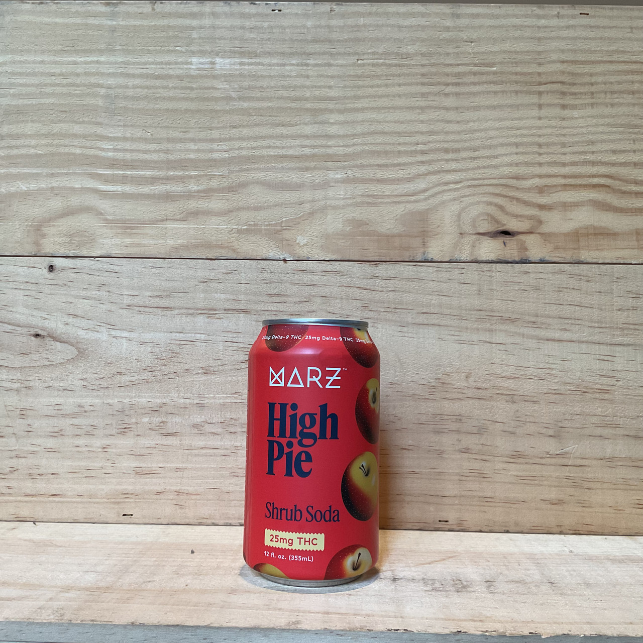 ソフトドリンク Mariko Marz - High Pie - Shrub Soda infused with 25mg of THC - 12oz can