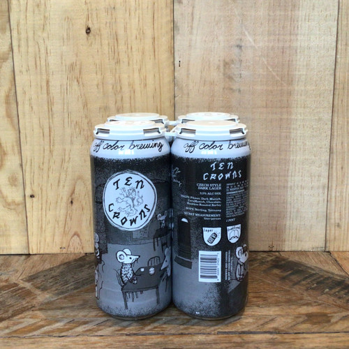 (D) Off Color - Ten Crowns - Czech Style Dark Lager