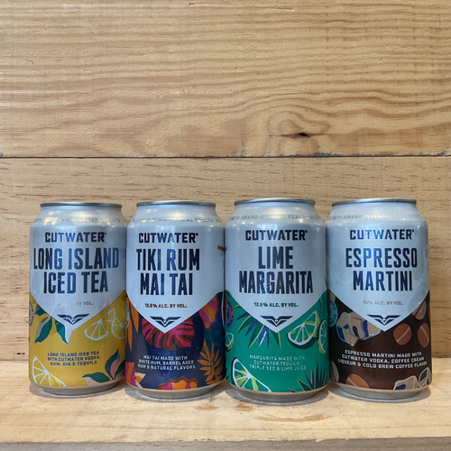 (MA) Cutwater Spirits - Premium Cocktails 12oz Can - All Flavors