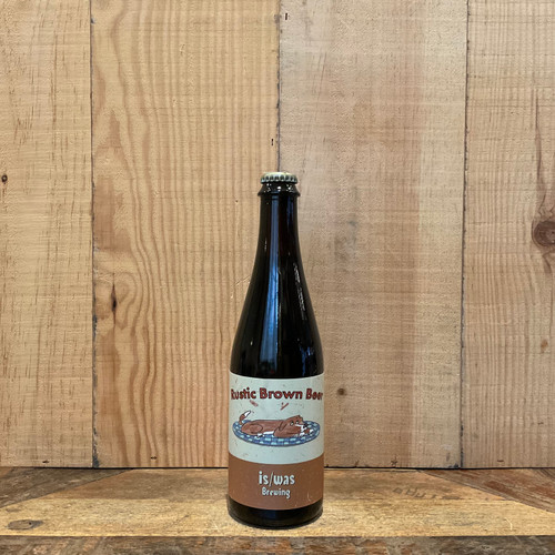 is/was - Rustic Brown Beer - 500ml Bottle