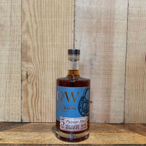 G & W - Private Stock 5yr Kentucky Straight Bourbon Whiskey