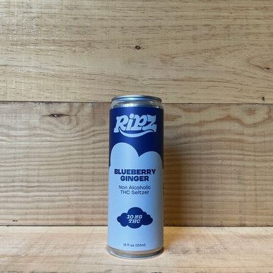 RiPz - Blueberry Ginger - 10mg THC infused seltzer - 12oz Can