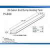 26 Gallon End Dump RV Holding Tank | H-444