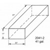 41 Gallon Water or Waste Holding Tank | TRI-WH-2041-2