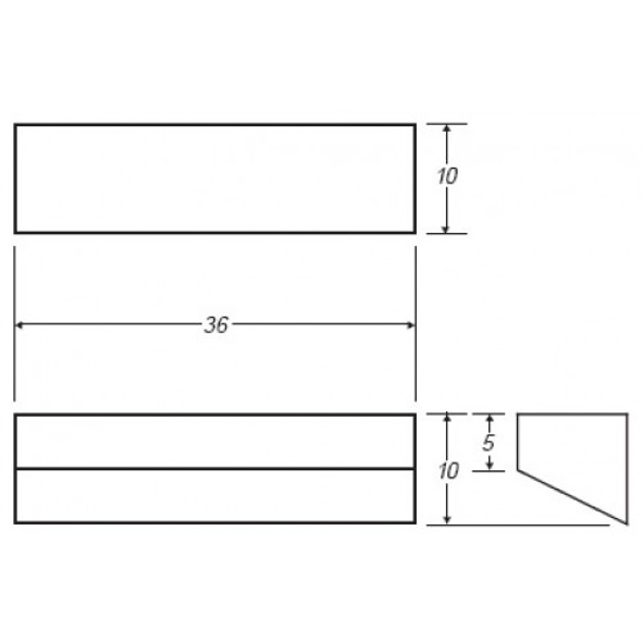 10 Gallon Rectangle Plastic Tank | B217