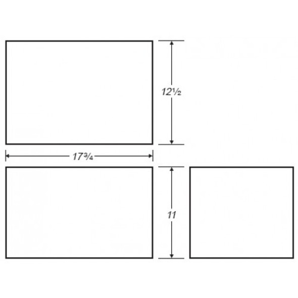 10 Gallon Rectangle  Plastic Tank | B365