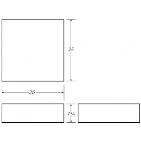 18 Gallon Rectangle Plastic Tank | B211