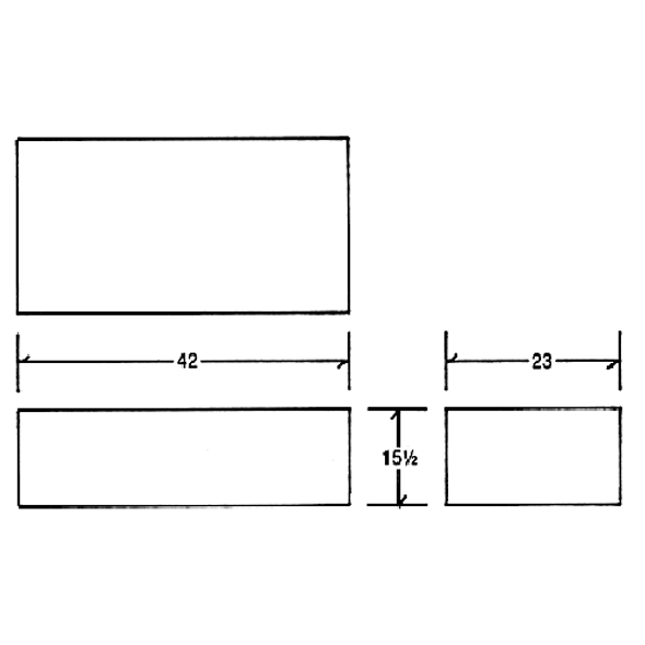 58 Gallon RV Water Tank | RV63W