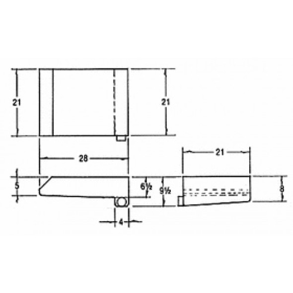 12 Gallon RV Holding Tank | R-41H