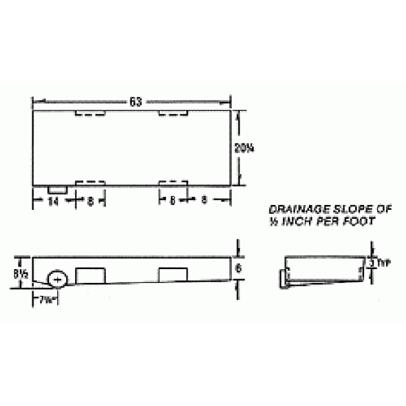 34 Gallon RV Holding Tank | R-20H