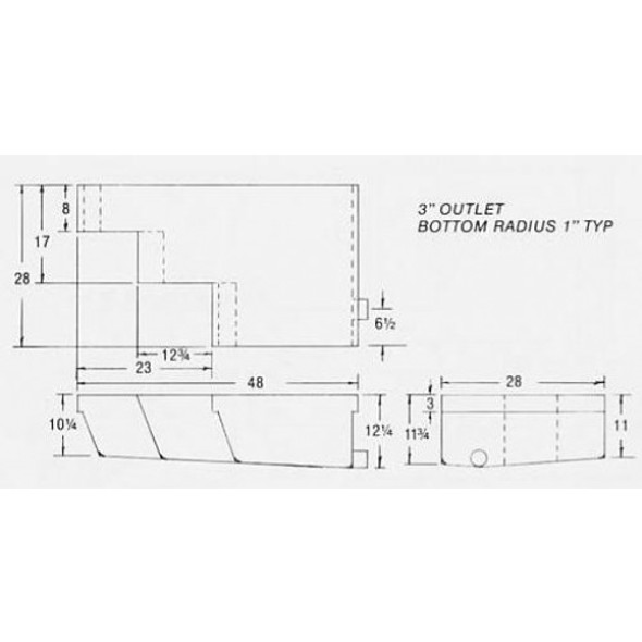 48 Gallon RV Holding Tank | R-60H