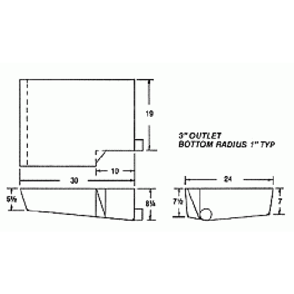 18 Gallon RV Holding Tank | R-69H