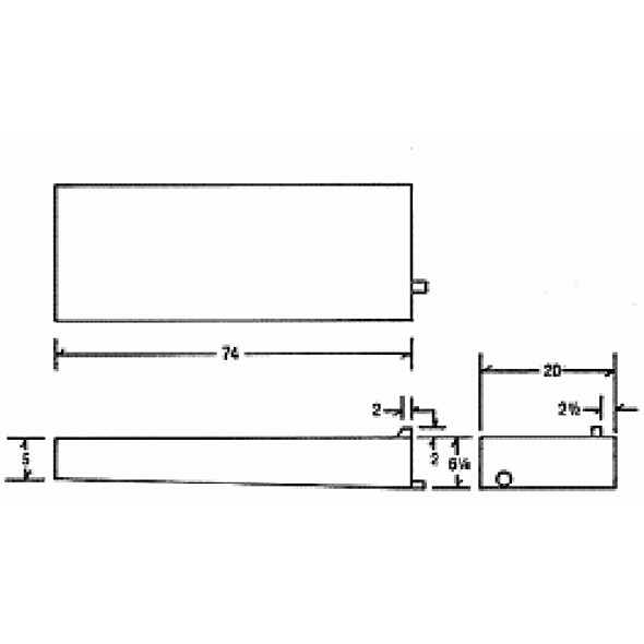 37 Gallon RV Holding Tank | R-73H