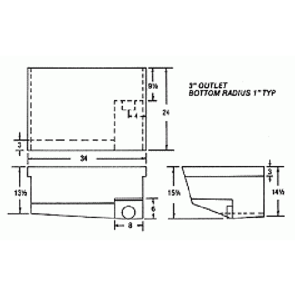 40 Gallon RV Holding Tank | R-84H