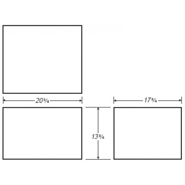 20 Gallon Rectangle Plastic Tank | B227