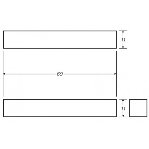 32 Gallon Rectangle Plastic Tank | B316