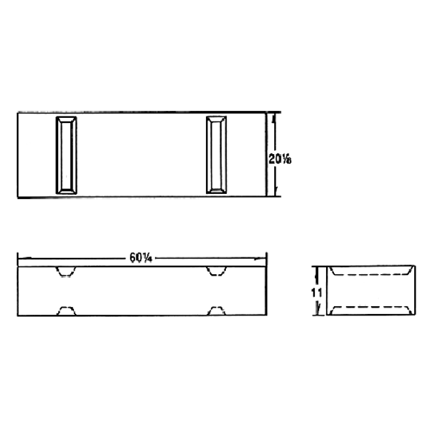 52 Gallon RV Water Tank | RV8W