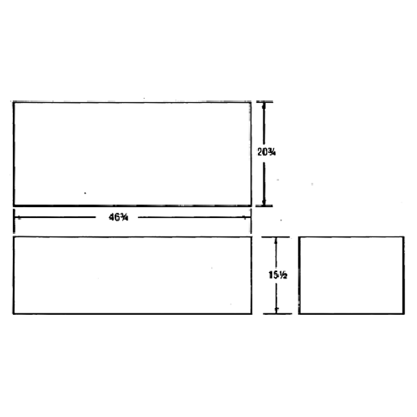 58 Gallon RV Water Tank | RV42W