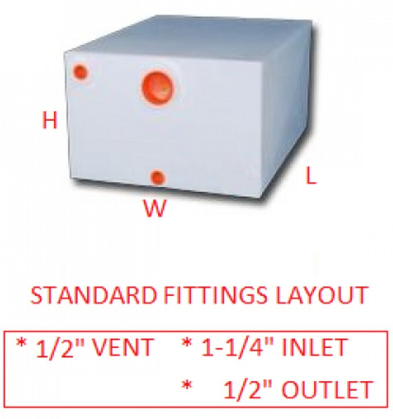 9 Gallon RV Water Tank | RVWB132