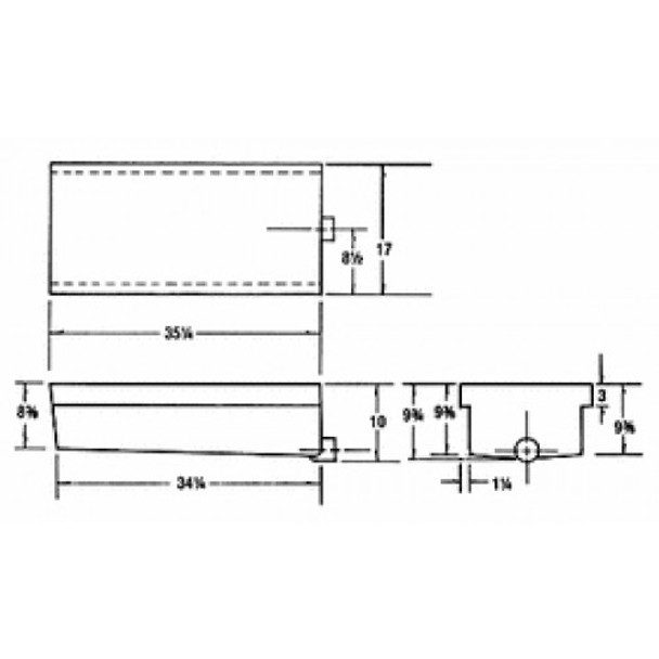 16 Gallon RV Holding Tank | R-7H