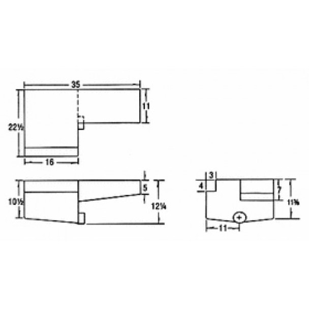 19 Gallon RV Holding Tank | R-16H