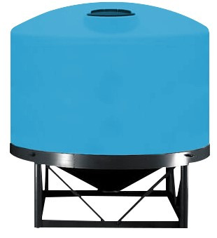 2500 Gallon Heavy Duty Cone Bottom Tank
