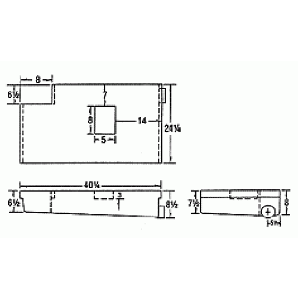 26 Gallon RV Holding Tank | R-14H