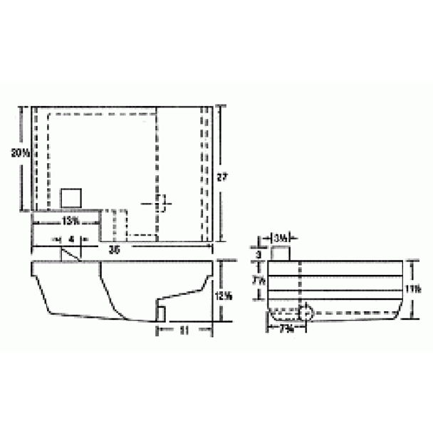 32 Gallon RV Holding Tank | R-38H