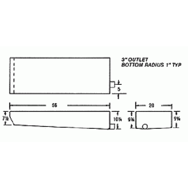 40 Gallon RV Holding Tank | R-71H