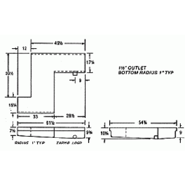 68 Gallon RV Holding Tank | R-80H