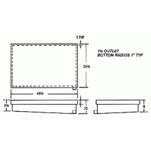 60 Gallon RV Holding Tank | R-82H