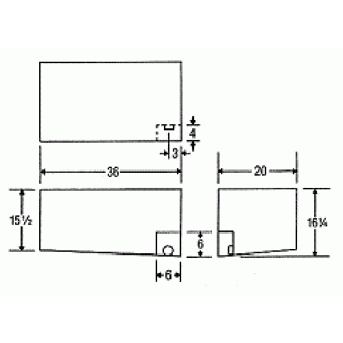 42 Gallon RV Holding Tank | R-106H